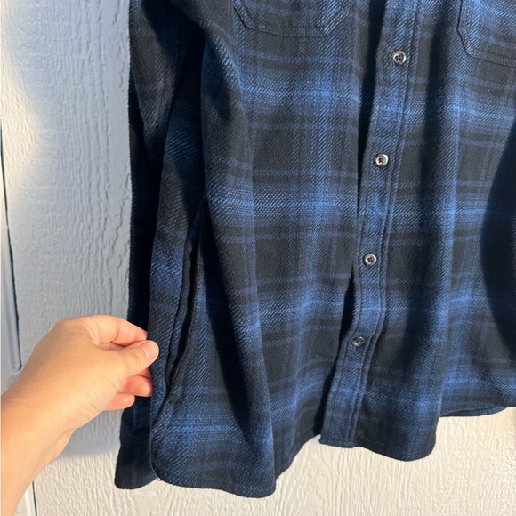 Orvis Jacket Chore Heavy Flannel Shacket Blue Men’s XL - Picture 3 of 9